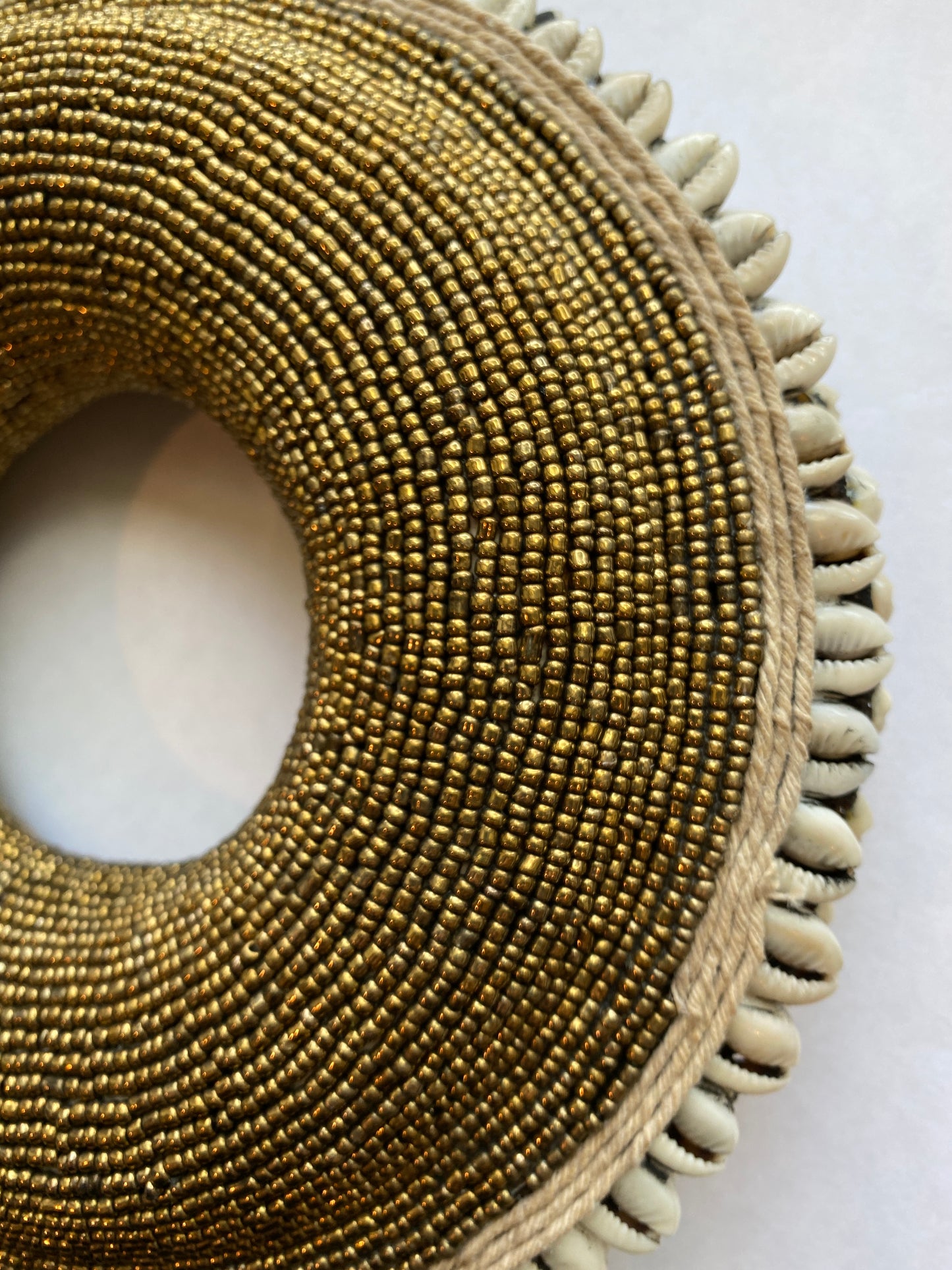 Beaded Ring on Stand (8 in.) – Gold RP22G